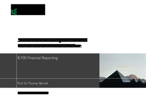 Financial Reporting Vorlesung 5 mit Notizen