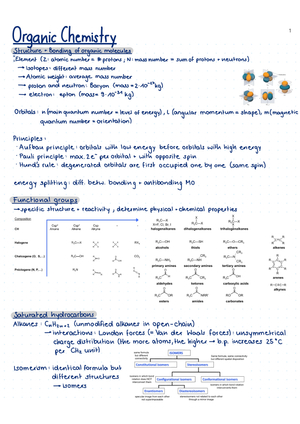CHE102 Zusammenfassung OC