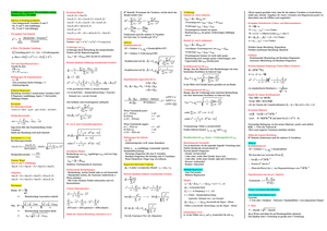 Formelblatt Einführung in die empirische WiFo