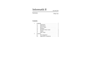 ZSF Informatik II
