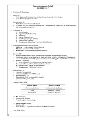 KK Internationale Beziehungen