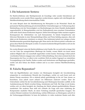 Recht & Staat - Lösung Auftrag 4 FS16
