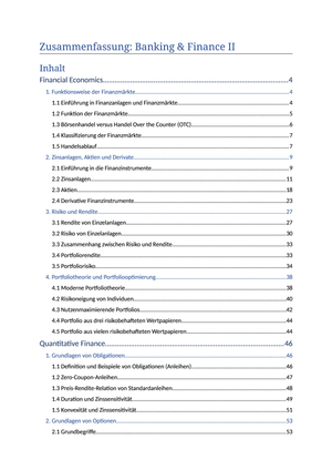 BF II Zusammenfassung