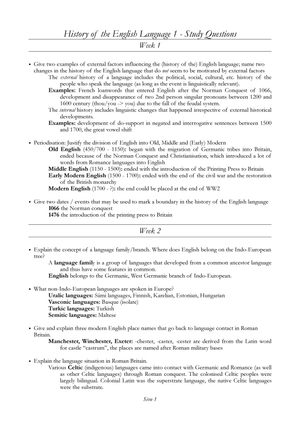HotEL Old English Study Questions HS19