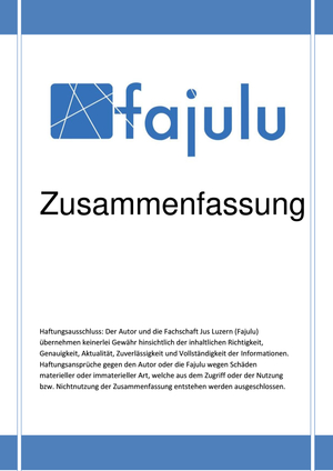 Gesellschaftsrecht ZSF FS16