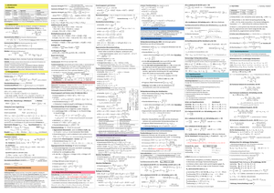 Formelblatt