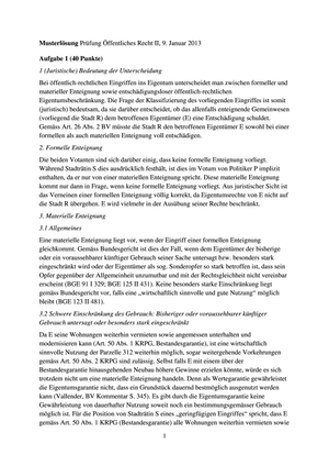 Öffentl. Recht II Prüfung 2012 #2 Musterlösung