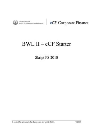 eCF Starter Script