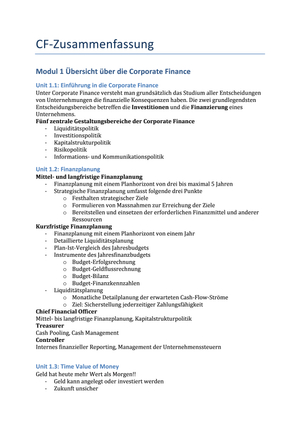 CF-Zusammenfassung 2013