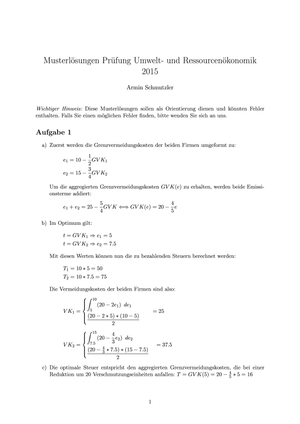 Prüfungslösung FS2015