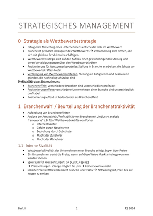 Strategisches Management