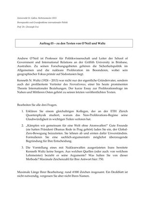 HS15 - Aufgabenstellung 3
