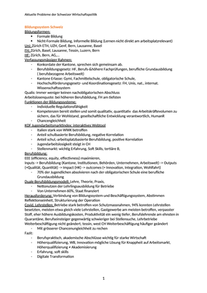 Zusammenfassung WiPo_HS20