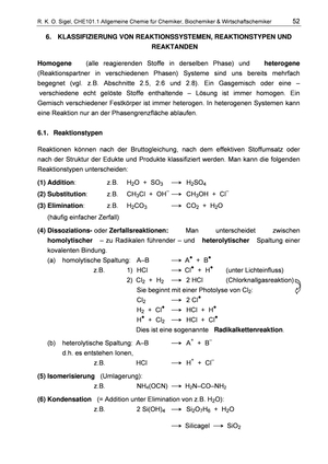 CHE 101 Skript 2013: Kapitel 6