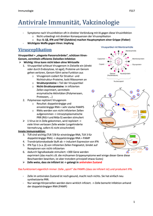 Immunologie: antivirale Immunität (14)
