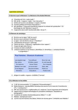 Introduction à l’étude de la littérature française