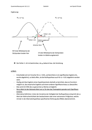 Zusammenfassung Teststärke