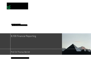 Financial Reporting Vorlesung 10 mit Notizen