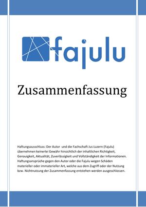 Verwaltungsrecht II ZSF HS09