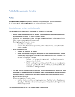 Politische Ideengeschichte zf
