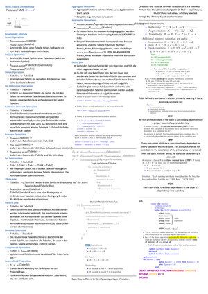 Spick Database Systems FS13