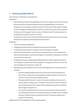 Strat. Mng.: Ergänzungen