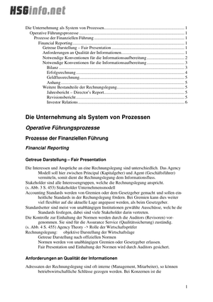 Einführung Rechnungslegung Zusammenfassung