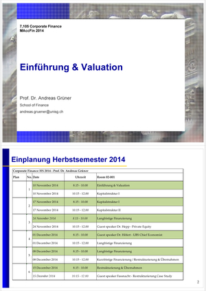 Slides Vorlesung 1 2014
