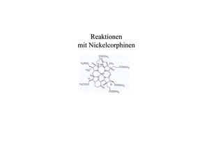 Porphyrinoide Skript Nickelcorphinen