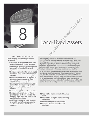 Kapitel 8: Long Lived Assets and Depreciation