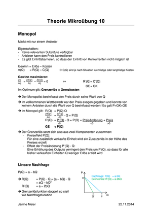 Theorie zur Übung 10