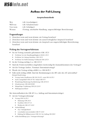 Lösungsschema OR