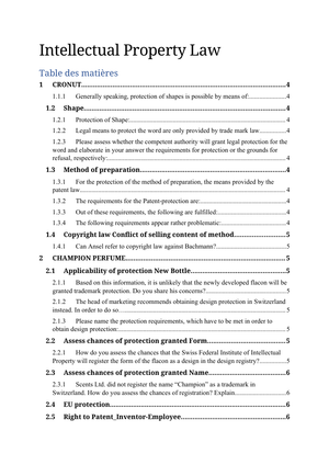 Exams Examples_Intellectual Proprety Law 2019