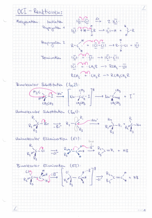 OC I - Reaktionen Vollhardt