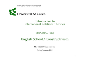 IRT Tutorial 3 2012