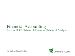 Financial Accounting Exercise 3 Tutor Solutions