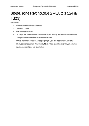 Bio 2 - Quiz (U.Ehlert)