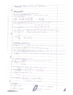 PHY128, Zusammenfassung der Vorlesungen Teil II