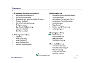 Auditing - Vorlesungsfolien HS14 Teil IV