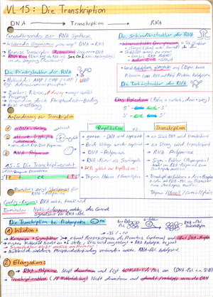Molekulargenetik Zusammenfassung VL15-20