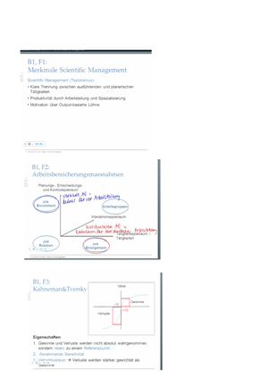 BWL II Präzisierung Lösungen Prüfungstraining HRM