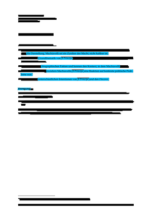 Politische Ideengeschichte Lernziele Machiavelli