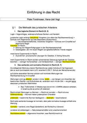 Einführung in das Recht