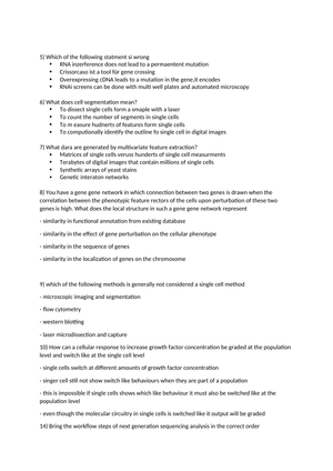 Old Exam Questions (more)